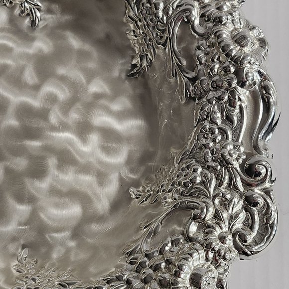 Vintage WMF-IKORA, Silver Plated Tarnish Resistant Floral Design Bowl - Picture 10 of 10